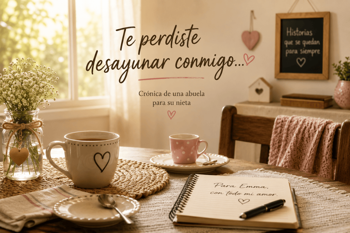 Te perdiste desayunar&nbsp;conmigo….